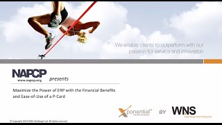 Webinar: Maximize the Power of ERP with the Financial Benefits of a P-Card Xponential