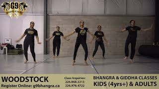 Bhangra Class Woodstock | Kids \u0026 Adults | G9 Bhangra Academy