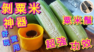 【剝粟米神器】實用好玩抵用丨介紹粟米鬚超強功效丨龍鬚養生茶丨適合三高人士