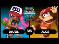 Helheim Showdown 3 - Diares (Inkling) vs Alice ( Diddy Kong) - WR2