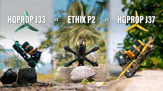 Which FPV Propeller is Best for YOU? Ethix P2 vs HQProp J33 vs J37 Prop Review