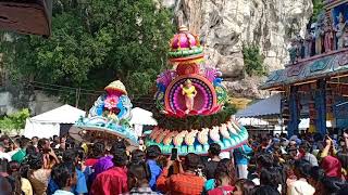 Ipoh Thaipusam 2020-Beautiful kavadis and Urumi melam