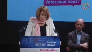 Meeting du 20 mai - Intervention de Corinne Lepage