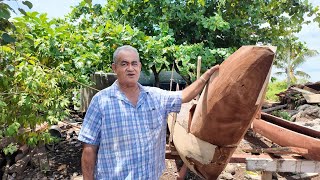 Tonga last remaining master (Kalia) boat builder