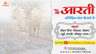 🚩Gau Mata Aarti || Gopashtami Mahotsav || Keshav Priya Goshala ||  Jodhpur  || 30 October 2022