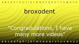 Here I will teach you how to pronounce 'broxodent' with Zira.mp4