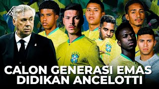 Penuh Bintang Muda Bersama Ancelotti! Ganasnya Regenerasi Skuad Masa Depan Timnas Brasil