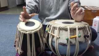 Tabla Lesson # 5 KEHRAVA TAAL MEDIUM SPEED