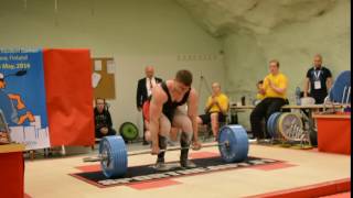 267.5kg deadlift @104.1kg. SELL student games. Tampere, Finland.