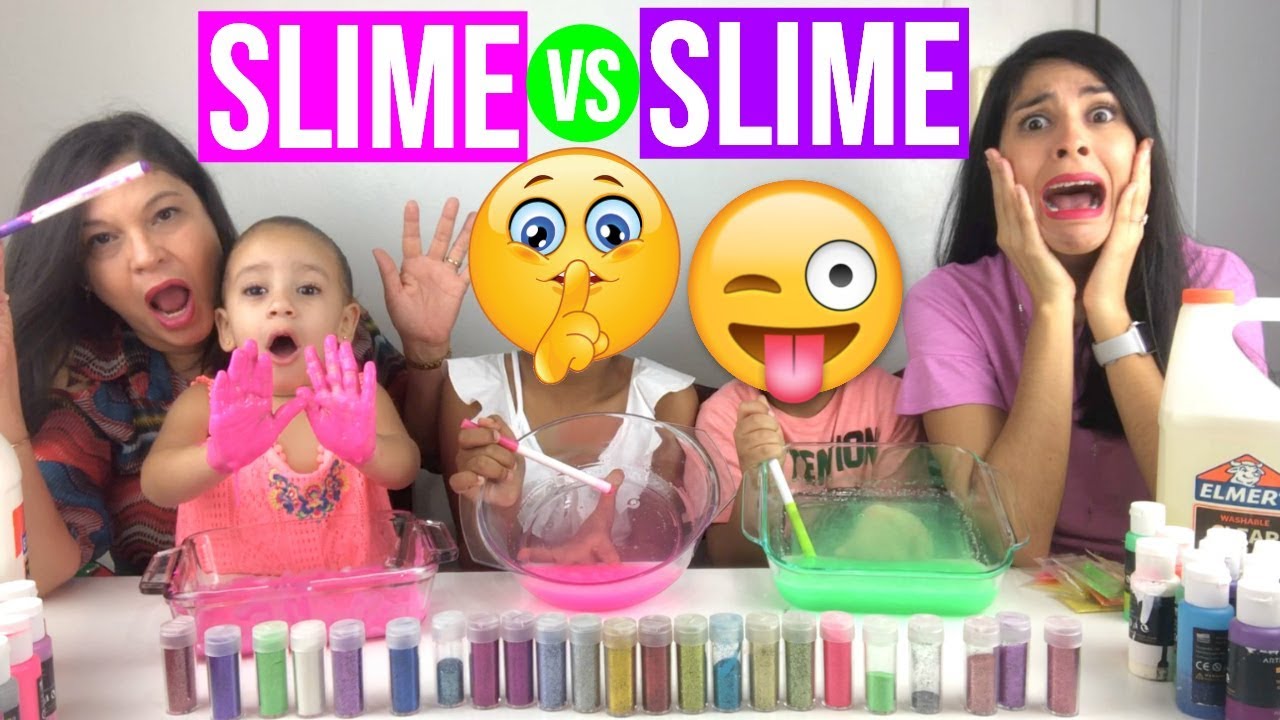 SLIME 🆚 SLIME: TEAM MAMÁ DOMINICANA Vs. TEAM ANDY HILARIO - YouTube