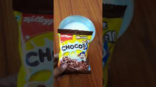 Chocos recipe | Chocos recipe in 2 minutes |chocos with milk yummy recipe #shorts #youtubeshorts