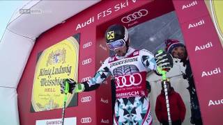 Marcel Hirscher - WINS GIANT SLALOM Garmisch 2017, 2.DG, -1.50 sec,