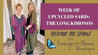 Week of Upcycled Saris: THE LONG KIMONOS