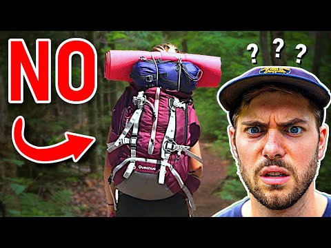 5 STUPID but Common Beginner Backpacking Mistakes (learn from them)