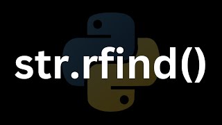 How To Find The Last Occurrence Of A Substring In Python