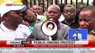 Civil servants stage protest over proposed finance bill 2023