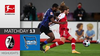 SC Freiburg - Hertha Berlin | 4-1 | Highlights | Matchday 13 – Bundesliga 2020/21