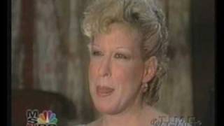 BETTE MIDLER - Interview about Jinxed a. o. (1983)