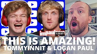 JUST AMAZING! TommyInnit Explains Minecraft To Logan Paul - IMPAULSIVE (REACTION!)
