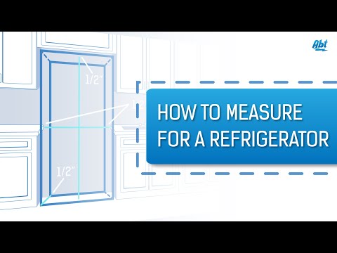 What unit is used to measure a refrigerator?
