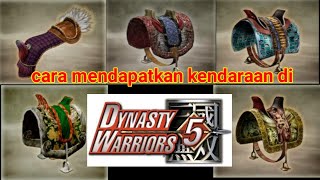 cara mendapatkan semua kuda yang ada di dynasty warrior 5/dynasty warrior 5 special!!!!