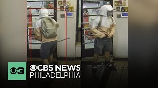 Police looking for rollerblading bandit accused of robbing a gas station in Abington Township