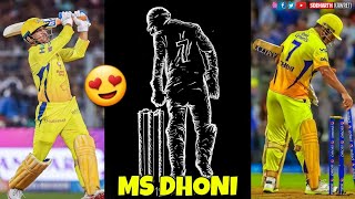 MS Dhoni Drawing easy 😍 How To Draw MS Dhoni | Dhoni Drawing | Dhoni fan  #msdhoni #msdhonidrawing