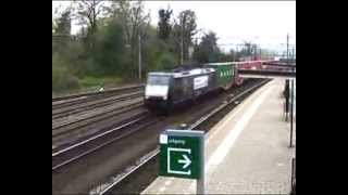 HUSA Transportation (HTRS) 189 092 with a fast Strassbourg shuttle @ Dordrecht (NL) 23-04-2012