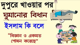 দুপুরে খাওয়ার পর ঘুমানো যাবে কি! Can you sleep after lunch?