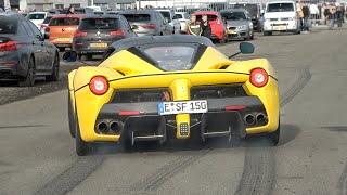 CRAZY 950hp Ferrari LaFerrari - Start Up, LOUD Revs, Accelerations And POWERSLIDES!