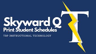How to Print Student Schedules