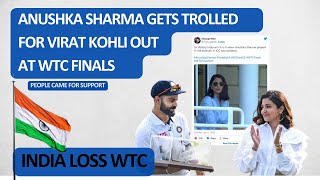 WTC Finals: Fans trolling Virat Kohli’s wife Anushka Sharma after India’s loss against Australia