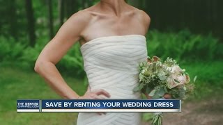 Why buy a wedding gown when you can rent it?