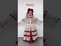 とても豪華なドレスでどのカラーも可愛いかった😍❤️❤️ 変身動画 pinkhouse ピンクハウス えりんこ えりんこヘアアレンジ