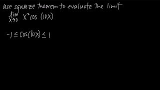 How to find the limit using SQUEEZE THEOREM (KristaKingMath)