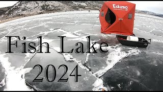 First Ice at Fish Lake, Utah 2024