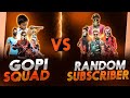 pro kid (gopi) vs random subscriber only m500 challenge 1000 diamonds challenge - garena free fire