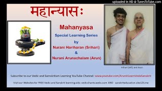 Mahanyasam 20 - Learning Mode - Rudra Trishati Part 1