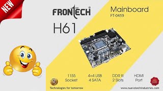 Frontech H61 Motherboard [Budget Friendly And Best Quality] - Pisos World.