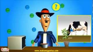 Nitrogen Cycle ,Nitrogen Fixation - Explanation in animation