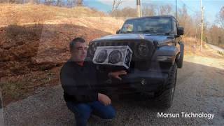 Morsun 2018+ Jeep Wrangler JL Led Headlights Review and installation Tutorial