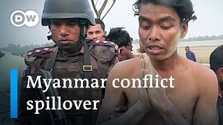 Fighting between rebels and the military junta in Myanmar spills over into Bangladesh | DW News