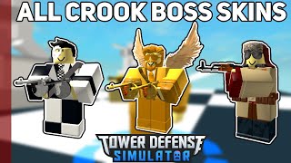 All Crook Boss Skins | Tower Defense Simulator