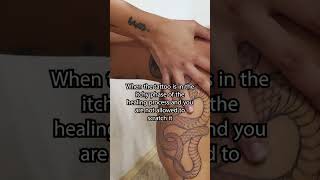 The best way to "scratch" your new tattoo
