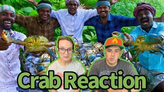 King Size Crab | 2Kg Crabs | Samba Nandu | Traditional Crab Gravy REACTION