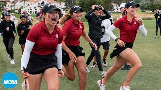 Stanford wins the 2024 DI women's golf championship | Final Hole