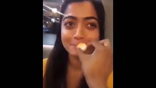 Rashmika Mandanna Enjoying with Friend | Rashmika Beautiful Status Video