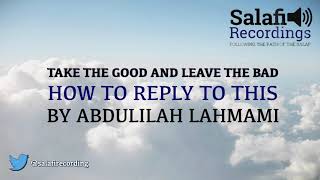 [MUST WATCH] Take The Good and Leave The Bad? (The Ikhwani Principle)