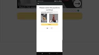bug of captcha on Amazon flex
