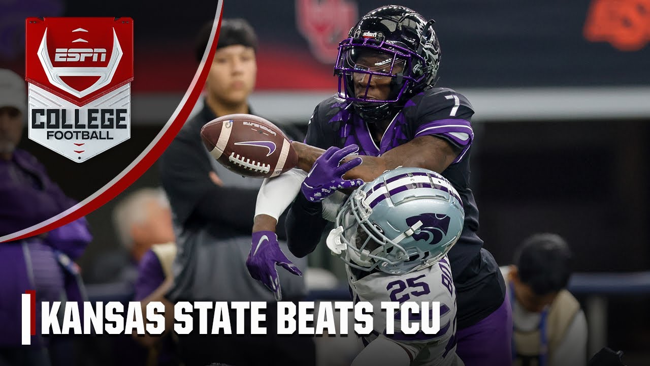 KANSAS STATE BEATS TCU & WINS THE BIG 12 CHAMPIONSHIP IN OVERTIME 🏆